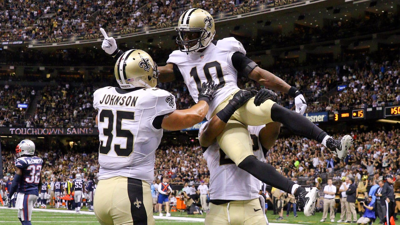 Saints' Cooks dominates early, Patriots rally for win